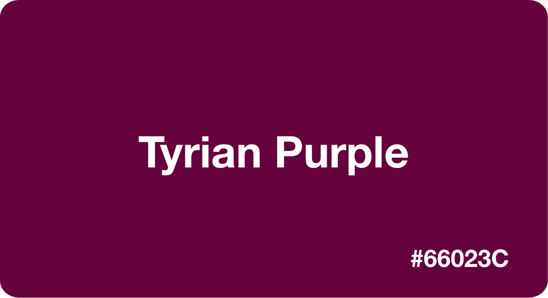Tyrian Purple Color: Best Practices, Color Codes, Palettes & More!